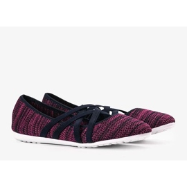 D/GMR Janae Pink Material Ballerinas rosado 5