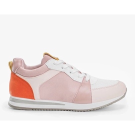 D/GMR Zapatillas rosadas de piel ecológica Elaine 1