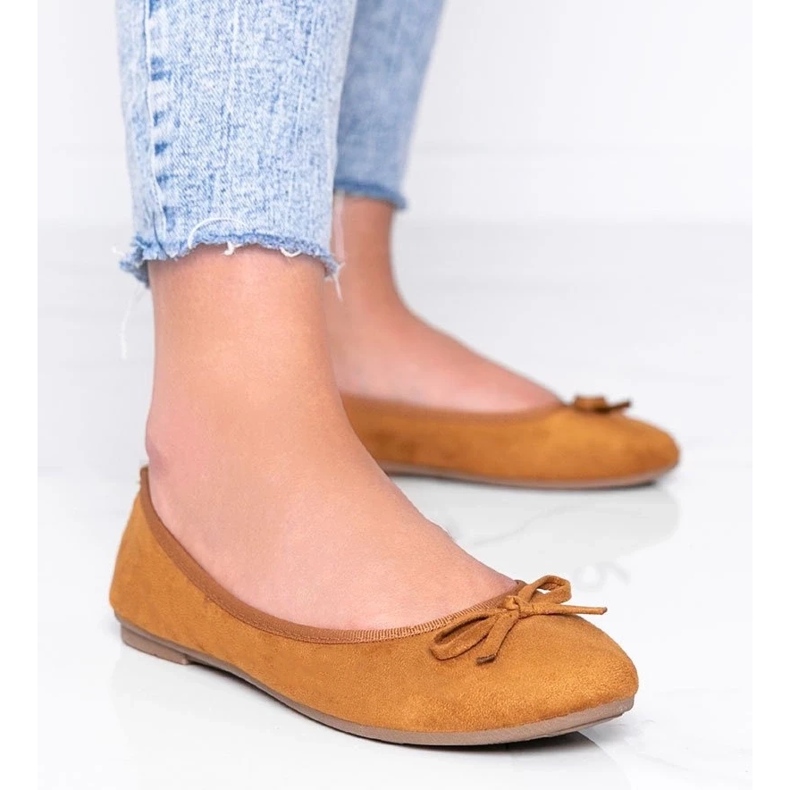 D/GMR Bailarinas marrones con lazo Angelina marrón 1