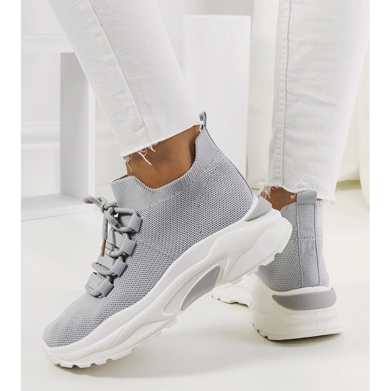 D/GMR Deportivas de mujer Barraza grises 2