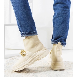 D/GMR Zapatillas altas Martina beige 2