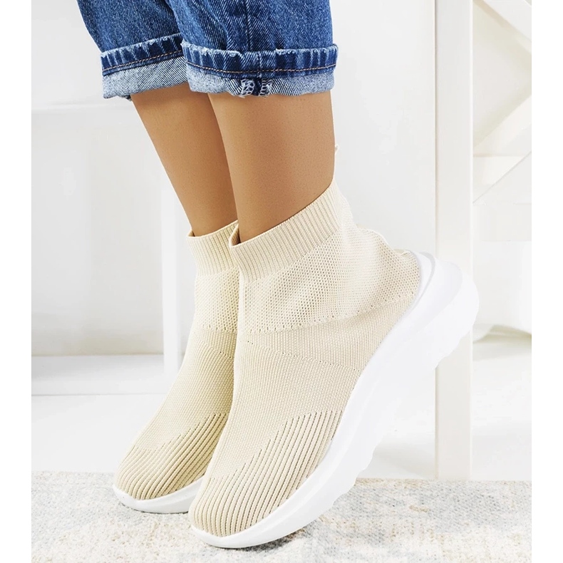 D/GMR Zapatillas altas beige de Jennifer 1