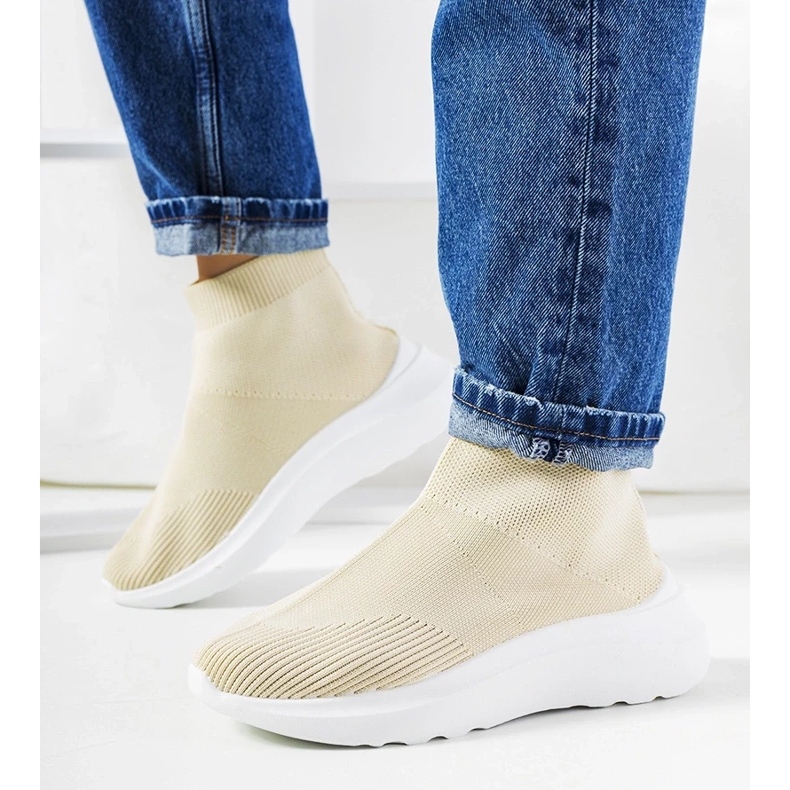 D/GMR Zapatillas altas beige de Jennifer 2