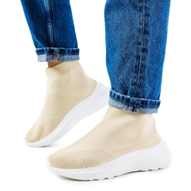 D/GMR Zapatillas altas beige de Jennifer 4