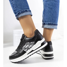 D/GMR Zapatillas de zapatos deportivos negros en una suela gruesa -up aloisia 2 D/GMR Zapatillas de zapatos deportivos negros en una suela gruesa -up aloisia 2