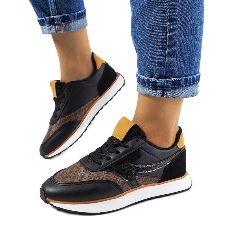 D/GMR Deportivas negras de mujer Chiara negro 1 D/GMR Deportivas negras de mujer Chiara negro 1