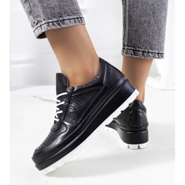 D/GMR Zapatillas caladas negras de Assels negro 2