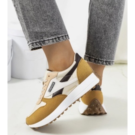 D/GMR Deportivas de mujer Onorato marrones beige 3