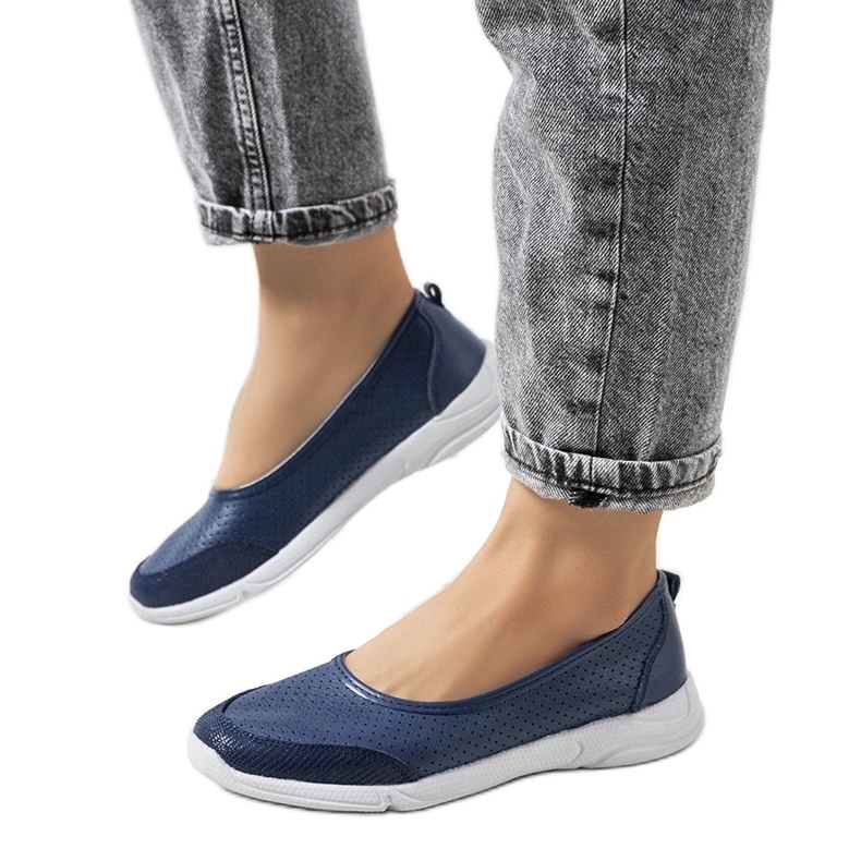 D/GMR Bailarinas Mirjam de piel azul marino 1 D/GMR Bailarinas Mirjam de piel azul marino 1