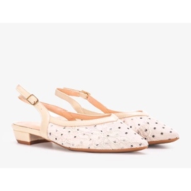 D/GMR Bailarinas Marlioz encaje beige 4