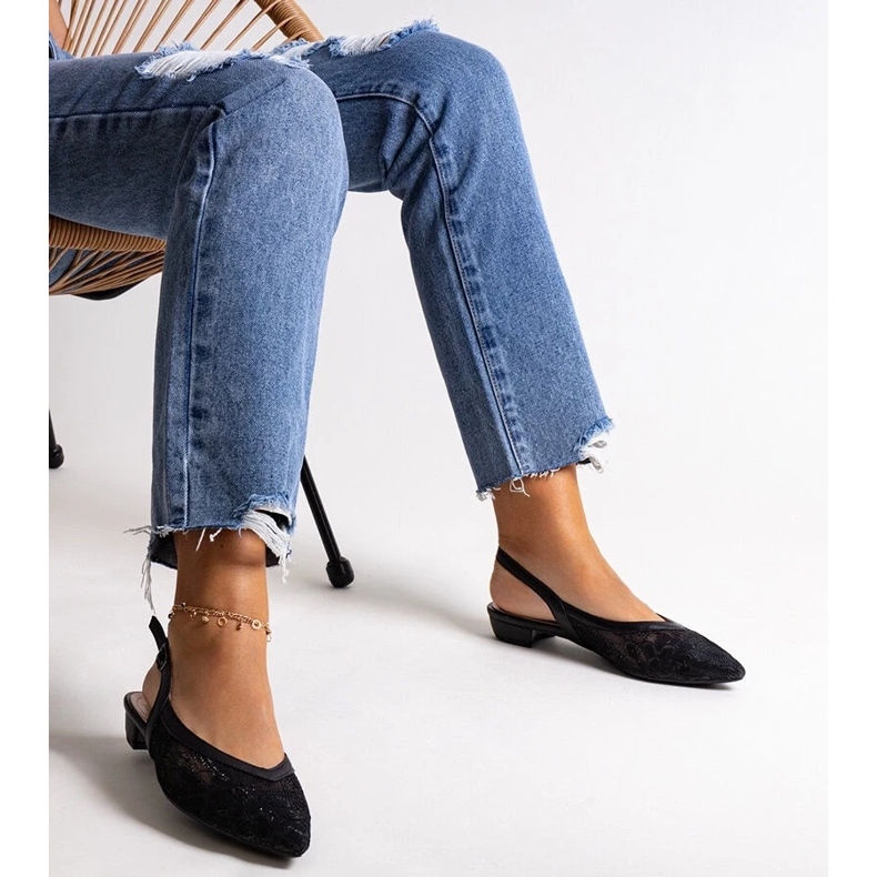 D/GMR Bailarinas de encaje negras de Marlioz negro 1 D/GMR Bailarinas de encaje negras de Marlioz negro 1