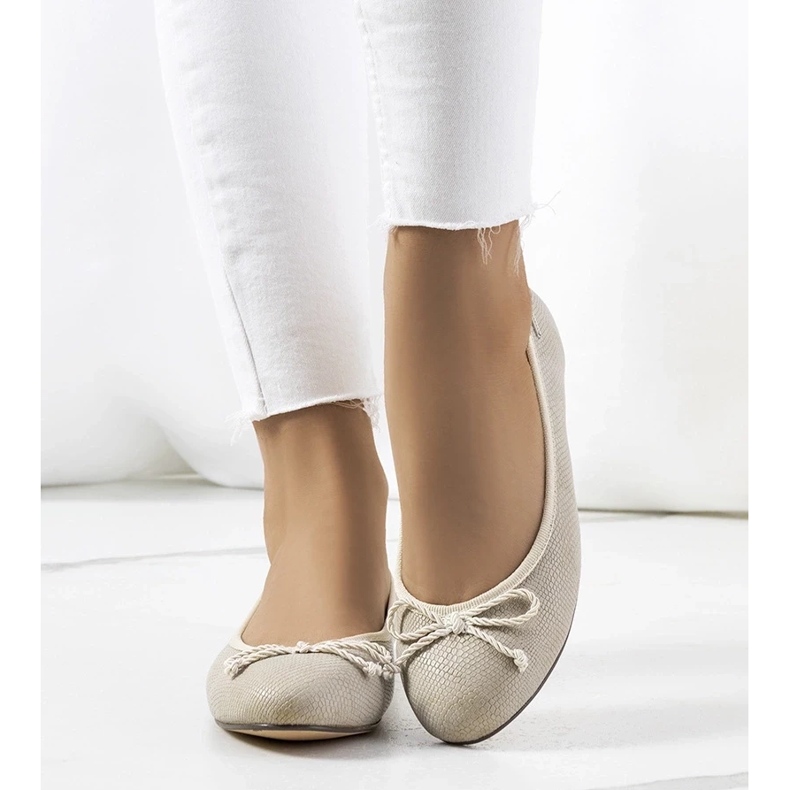 D/GMR Bailarinas de mujer beige de Villers 1