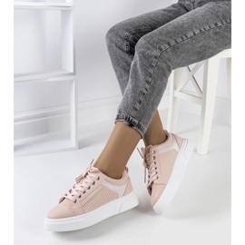 D/GMR Zapatillas rosas con suela gruesa de Luisiana rosado 3
