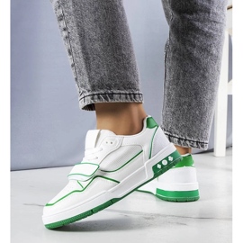 D/GMR Deportivas de mujer Kadie verdes blanco 3