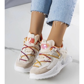D/GMR Zapatillas beige de tejido mixto de Traci 2