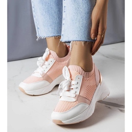 D/GMR Zapatillas rosas con cuña de Ann rosado 1