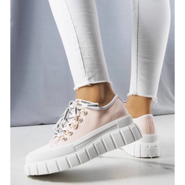 D/GMR Zapatillas rosas con plataforma de Toni rosado 3