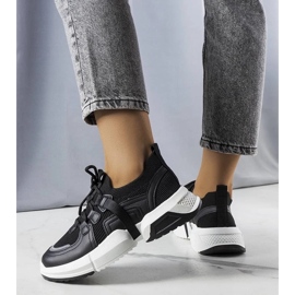 D/GMR Zapatillas estilo calcetín Peggy negras negro 3
