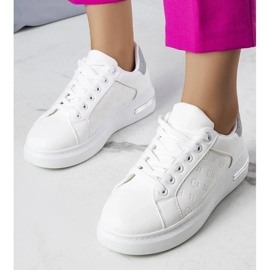 D/GMR Zapatillas blancas de suela alta de Tasha. gris 1