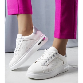 D/GMR Zapatillas blancas de suela alta de Tasha. gris 2