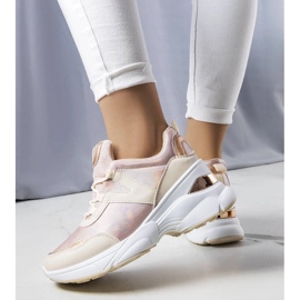 D/GMR Zapatillas rosas con inserciones metálicas de Ruais rosado 3