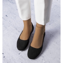 D/GMR Zapatos planos negros con plantilla de cuero de Lespérance 3