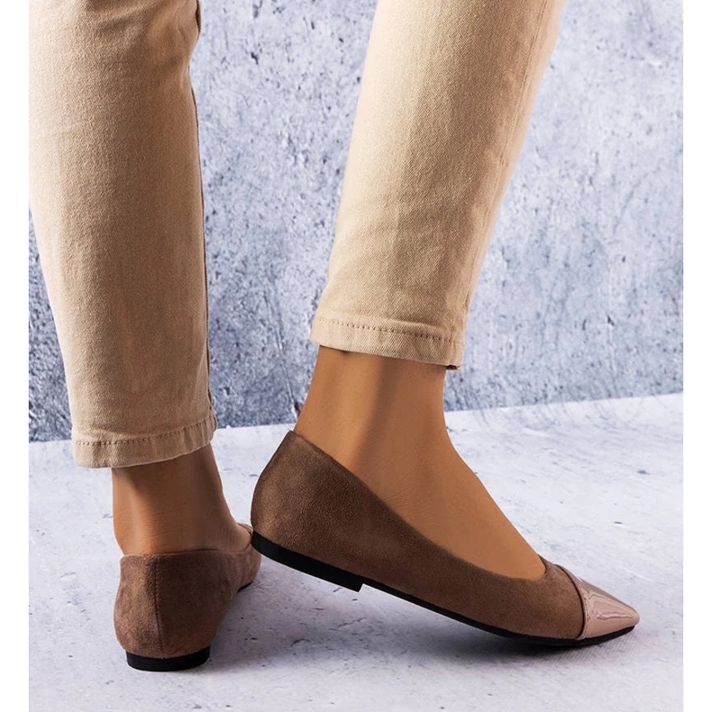 D/GMR Zapatos planos de charol marrones de Thibault marrón 2 D/GMR Zapatos planos de charol marrones de Thibault marrón 2