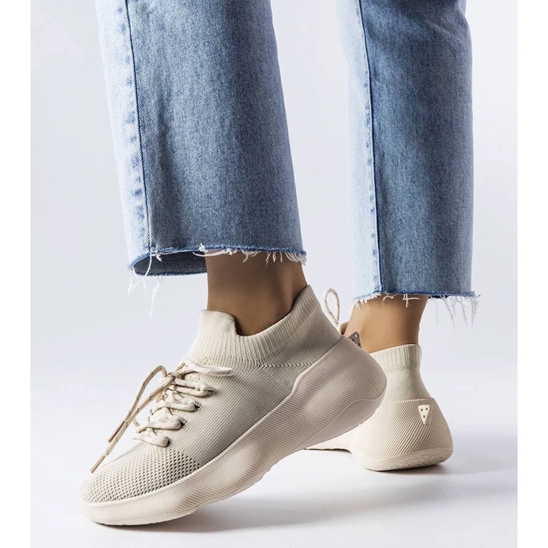 D/GMR Deportivas Lavallée tejido beige 1