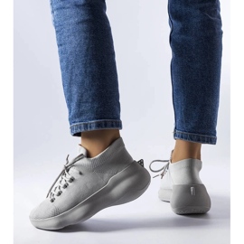 D/GMR Deportivas de tejido gris de Lavallée 2 D/GMR Deportivas de tejido gris de Lavallée 2