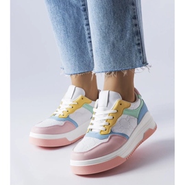 D/GMR Deportivas rosas decoradas con relieve Paré rosado 1