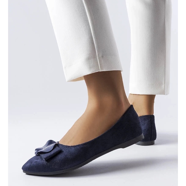 D/GMR Bailarinas azul marino decoradas con pedrería Rémy 2