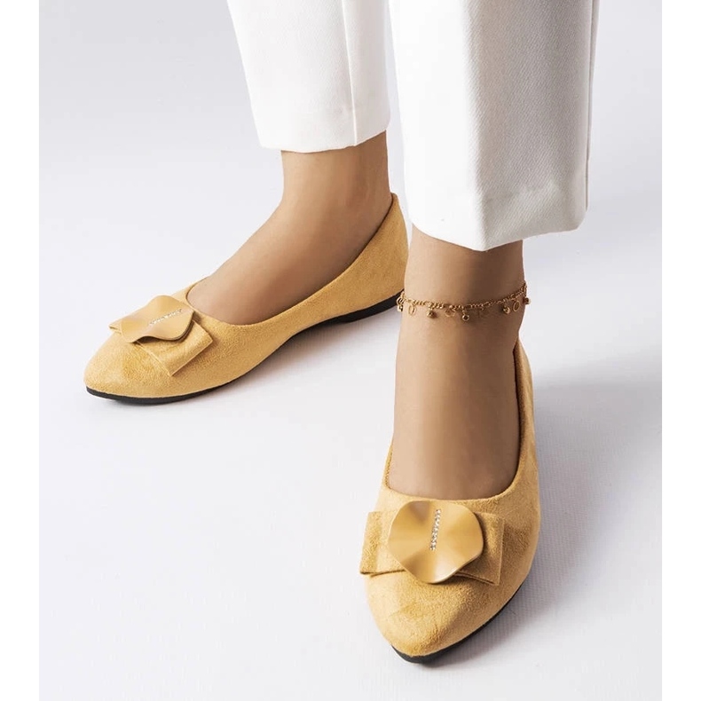 D/GMR Bailarinas beige decoradas con pedrería Rémy 2