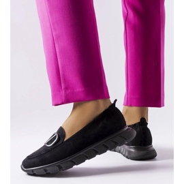 D/GMR Zapatillas slip-on negras de Vincez negro 2 D/GMR Zapatillas slip-on negras de Vincez negro 2