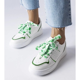 D/GMR Deportivas blancas atadas con cinta Pryor blanco 1 D/GMR Deportivas blancas atadas con cinta Pryor blanco 1