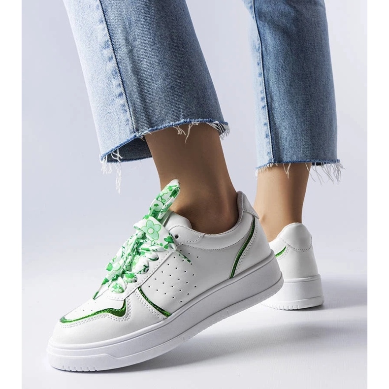 D/GMR Deportivas blancas atadas con cinta Pryor blanco 2 D/GMR Deportivas blancas atadas con cinta Pryor blanco 2