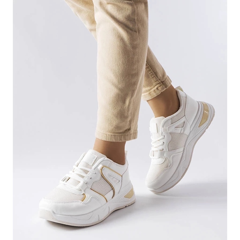 D/GMR Deportivas blancas de materiales combinados de Caya blanco 1 D/GMR Deportivas blancas de materiales combinados de Caya blanco 1