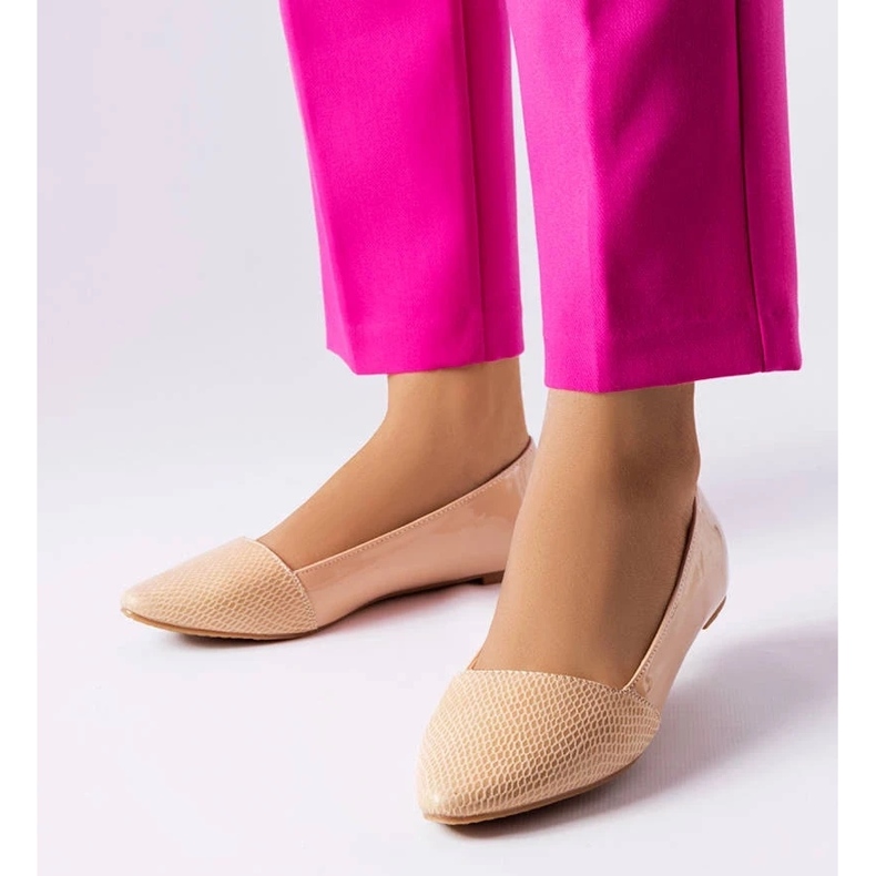 D/GMR Bailarinas elegantes beige de Riel 1