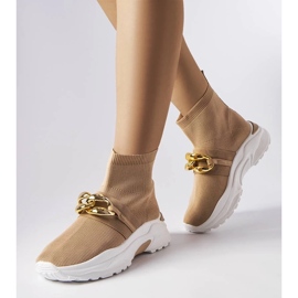 D/GMR Zapatillas Baptiste marrones con cadena marrón 1