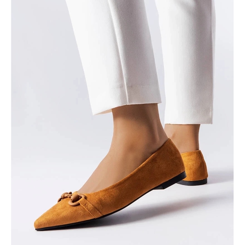 D/GMR Bailarinas marrones con puntera en punta de Aimé marrón 1 D/GMR Bailarinas marrones con puntera en punta de Aimé marrón 1