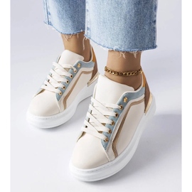 D/GMR Zapatillas beige con suela gruesa de Soucy 1