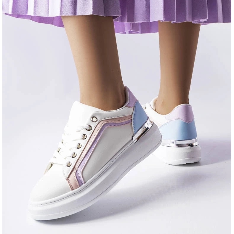 D/GMR Zapatillas blancas con suela gruesa de Soucy blanco 1