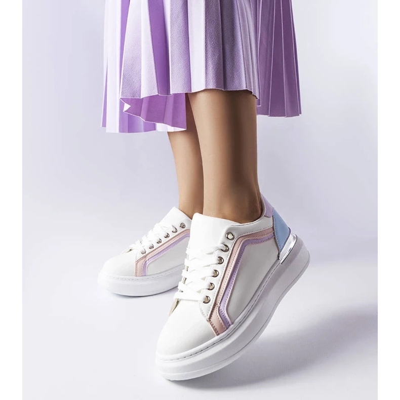 D/GMR Zapatillas blancas con suela gruesa de Soucy blanco 2