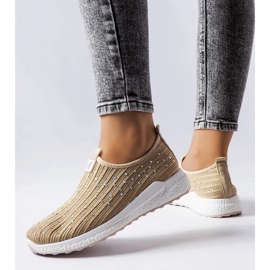 D/GMR Deportivas beige con pedrería de Maasje 3