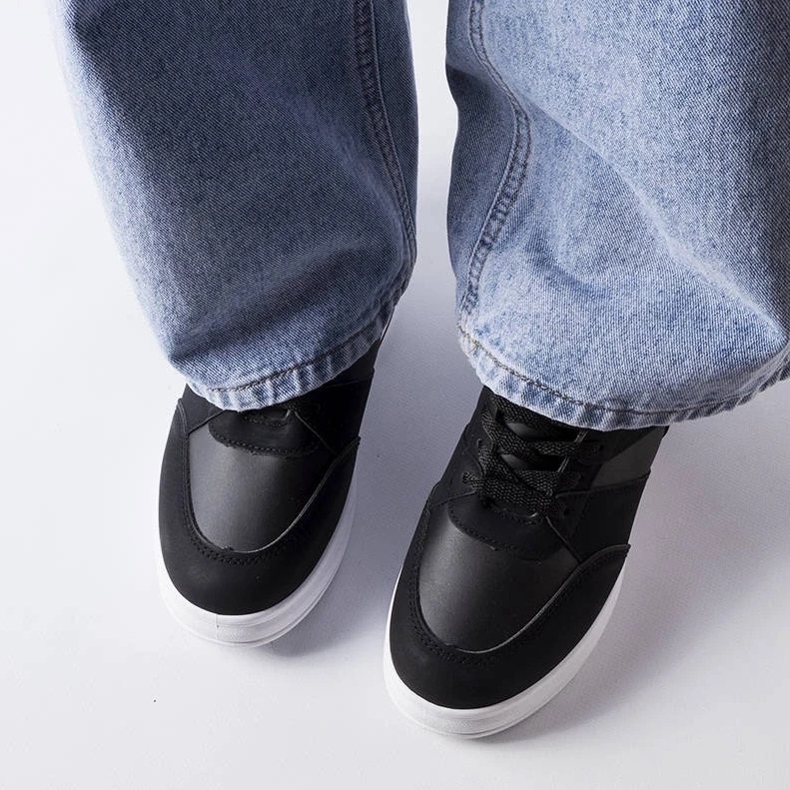 D/GMR CinqMars zapatillas cuña negras negro 2