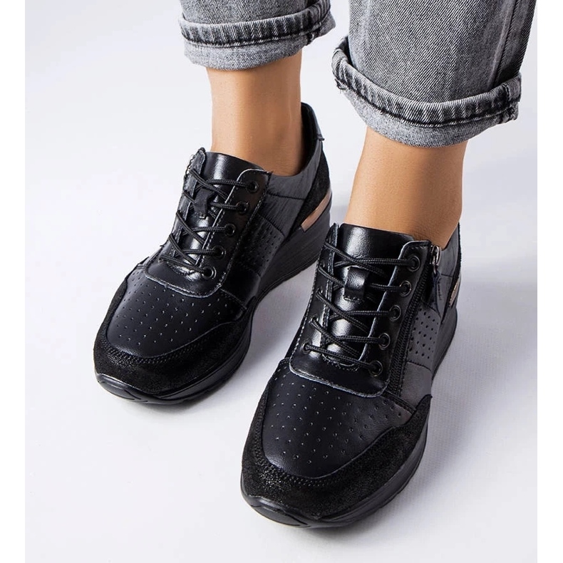 D/GMR Zapato jazzar piel calado negro 2 D/GMR Zapato jazzar piel calado negro 2