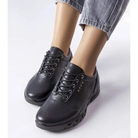 D/GMR Zapatos brogue en piel calada negros de Brodeur 2 D/GMR Zapatos brogue en piel calada negros de Brodeur 2