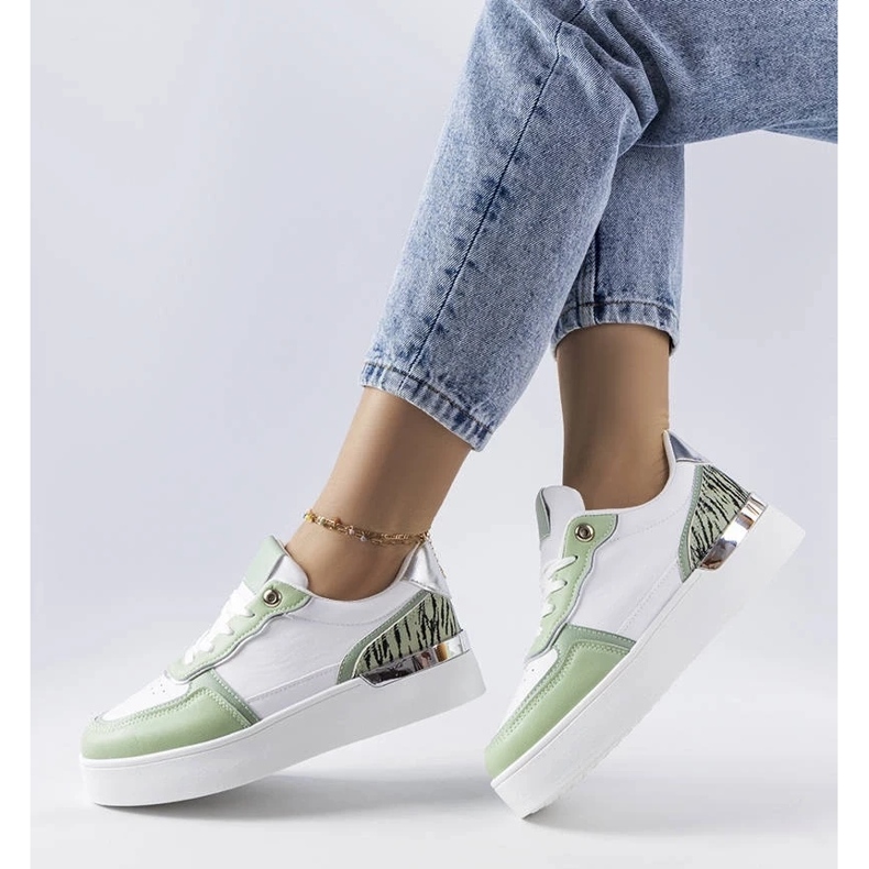 D/GMR Zapatillas verdes en la plataforma Tooele 2