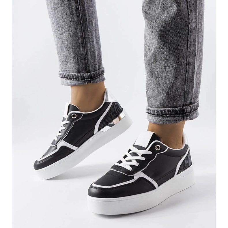 D/GMR Zapatillas negras con plataforma de Tooele negro 1