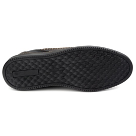 Olivier Zapatos de cuero para hombres modelo casual 313gt negro 6