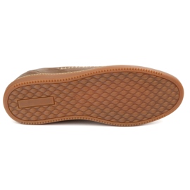 Olivier Zapatos de cuero para hombres modelo casual 313gt marrón claro 6